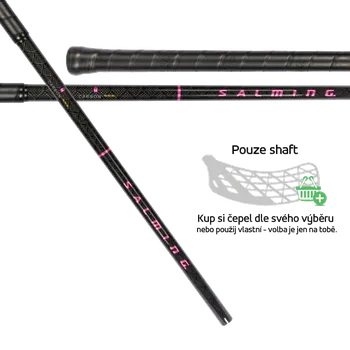 Florbal SALMING Q-Series Carbon Pro F27 Black/Magenta 100 cm Shaft - 100 (111) cm