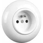 Elhard Zásuvka Retro Klasik, bílá - kompletní