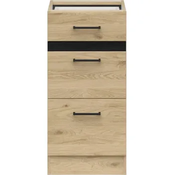 Kuchyňská skříňka BRW JUNONA skříňka BBL D3S/40/82 dub bernstein