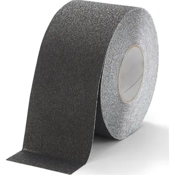 Lepicí páska Černá korundová voděodolná protiskluzová páska FLOMA Marine - 18,3 m x 10 cm a tloušťka 1 mm (80081250) FLOMAT