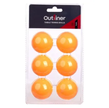 Pingpongový míček Míč na stolní tenis Outliner, 40 mm, 6 ks.
