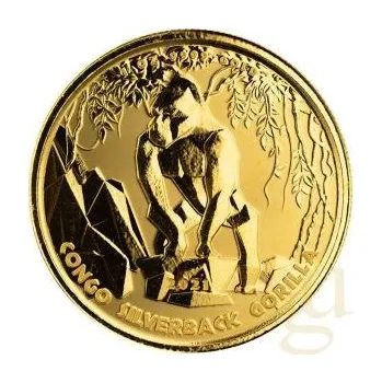 Sběratelství 1 unce zlatá mince Kongo Gorilla 2021