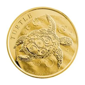 1/2 unce zlatá mince Niue želva 2014