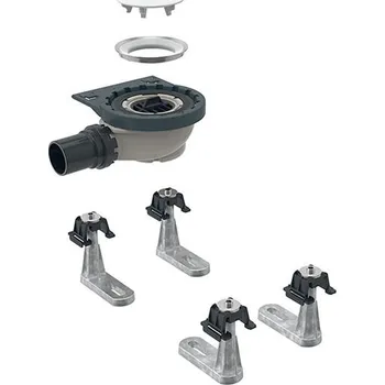 Sifon Geberit sprchová odpadní souprava pro sprchovou vaničku Setaplano, výška vodního uzávěru 50 mm, 4 patky (154.010.00.1)