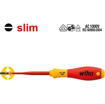 Wiha 35391 Šroubovák plochý 1,0x5,5x125mm SLIM Izolovaný do 1000V VDE