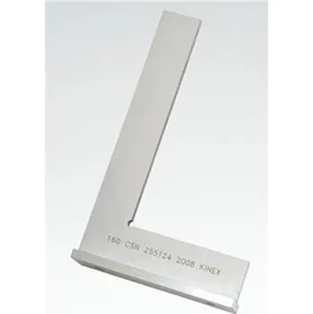 Úhloměr Kinex 4020-30 - Úhelník příložný svařovaný 100x70m, tloušťka 5,0mm, přesnost IV, ČSN 255124