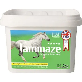 Pro koně NAF Laminaze, krmný doplněk pro koně se sklony ke schvácení, kyblík 3 kg
