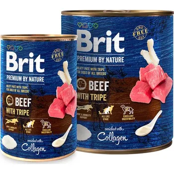 Brit Premium Dog by Nature konz Beef & Tripes 800g 1 kus
