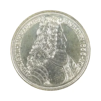 5 DM stříbrná mince Markgraf von Baden BRD