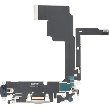 Nabíjecí flex kabel pro iPhone 15 Pro ORI - Přírodní Titanová