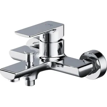 Vodovodní baterie CERSANIT - Nástěnná vanová baterie SUARO, páková, chrom S951-240 CERSANIT