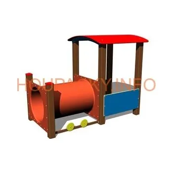 Dětský domeček Průlezka - Mašinka MA110K - celokovová