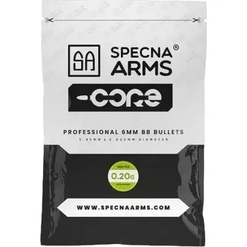 Airsoftová kulička Specna Arms Airsoftové kuličky CORE™ BIO 0,20g, 1000ks - bílé