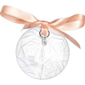 Vánoční ozdoba Vánoční ozdoba Rose 6 cm clear