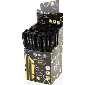 Astra ZENITH Pixel, Kuličkové pero 0,5mm, černé s víkem, 201318017