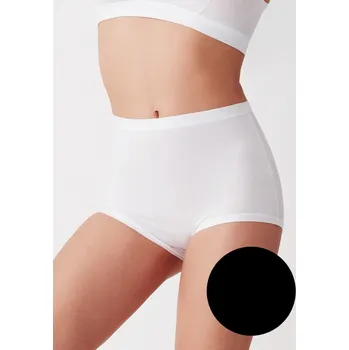 Kalhotky Vysoké kalhotky z modalu Cotonella 367 MAxi GD 367 Maxi Modal M-4XL Velikost: 2XL, Barva: Černá