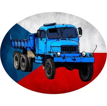 Nášivka Nažehlovačka s nákladním autem Praga V3S (digitální nažehlovačka)