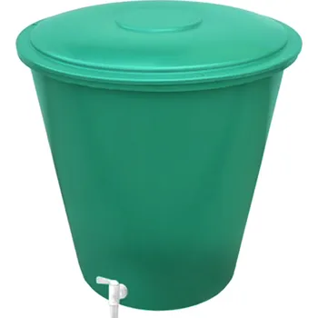 Plastový sud 200l - s výpustným kohoutem s výpustným kohoutem, s víkem