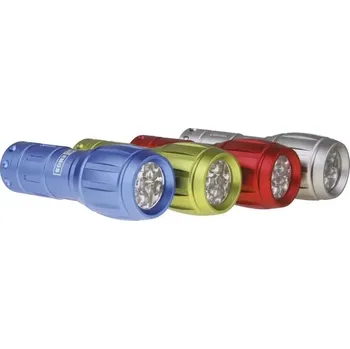 Svítilna svítilna kovová, 9 x LED, dosvit 30 m, napájení AAA 3x, 1,5 V (svítilna kovová, 9 x LED, dosvit 30 m, napájení AAA 3x, 1,5 V)