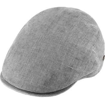 Čepice Fiebig - Headwear since 1903 Pánská lněná letní bekovka - Fiebig since 1903 - šedá (UV filtr 50, ochranný faktor) Velikost: 60 cm