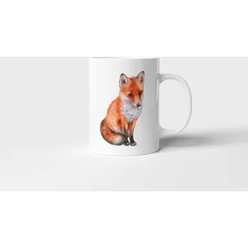 Hrnek s liškou Fox - Oranžová