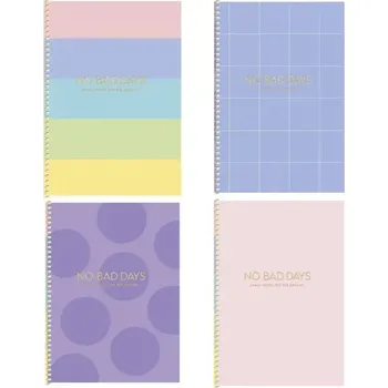 Dětské zboží Astra Spirálový blok B5 "Small notes big dreams", 80 listů, čtverečkovaný, mix motivů, 107022003