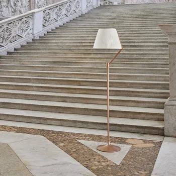 Lampička Stojací lampa LED Kartell Angelo Stone, měděná - Ø stínidlo 43 cm; Ø noha 34 cm měděná, bílá 1 x 16 W LED - Doprava zdarma