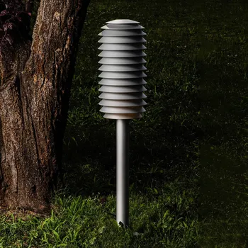 Venkovní osvětlení Artemide Architectural Artemide Slicing LED stojací lampa IP65 výška 85cm - výška stínidla 40 cm, výška základny 45 cm hliník LED celkem 17 W - Doprava zdarma