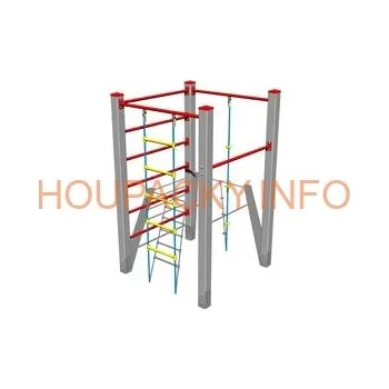 Dětský domeček Šplhací sestava SS406K - celokovová