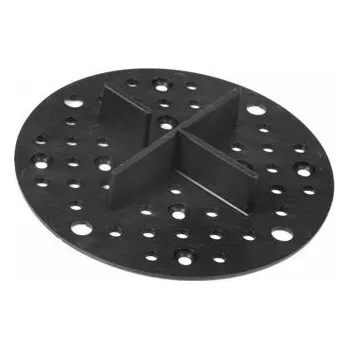 Dlažba Terče, PEDall CROSSIQ PED 3 GUM - Vyrovnávací křížek do písku a drtě s podstavou a možností odlamování, spára 3mm, GUMA