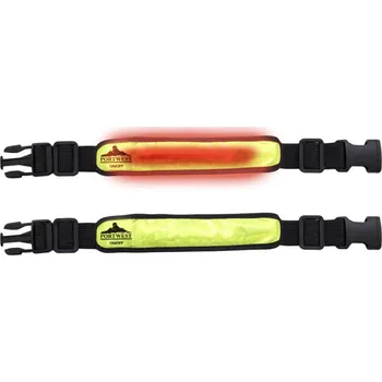 Článková baterie PORTWEST Reflexní páska na paži HV05, iluminační POR-HV05YER Žlutá