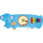 Viga nástěnná senzorická tabule slon FSC Montessori