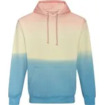 Just Hoods Batikovaná mikina - Pastel Sunset Dip | M