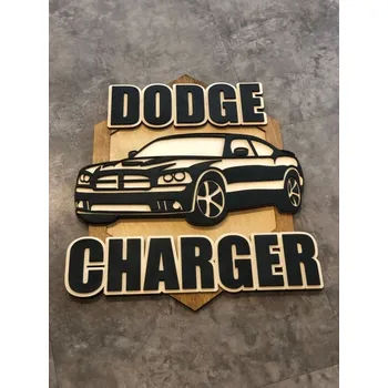Obraz Home Deco Americká auta - Dodge Charger 37 x 35cm