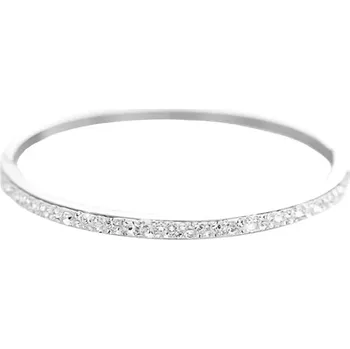 Náramek Ocelový náramek rovný s krystaly Swarovski Elements