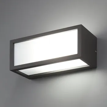 Venkovní osvětlení FARO BARCELONA Venkovní nástěnné světlo Tejo tmavě šedá, matná bílá 1 x 15 W LED - Doprava zdarma