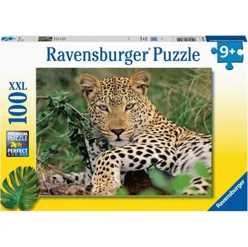 Puzzle Puzzle RAVENSBURGER leopard – 100 dílků