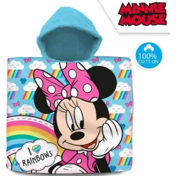 KIDS LICENSING Bavlněné pončo 60/120cm MINNIE MOUSE, MN-242P