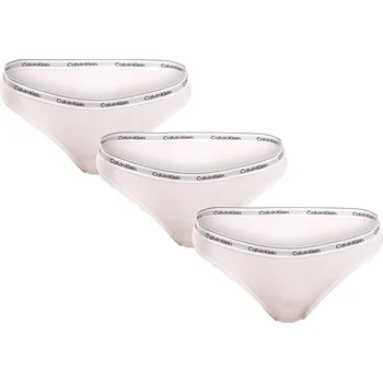 Kalhotky 3PACK dámské kalhotky Calvin Klein bílé (QD5207E-100) 3XL QD5207E-100 Možnost vrácení zboží ZDARMA do 120 dnů!