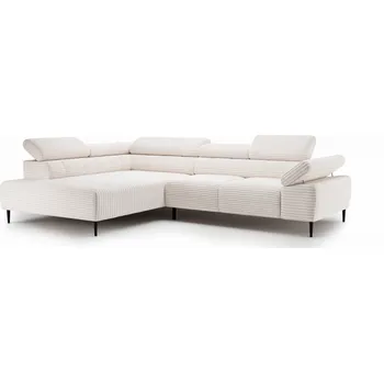 Sedací souprava BOGART. Rohová sedací souprava Taloria Levá, Tilia 01/černé nohy