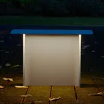 Luceplan Fienile LED soklové světlo 32cm šedá světle šedá LED celkem 17 W - Doprava zdarma