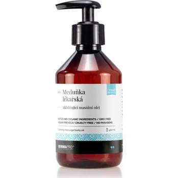 Masážní přípravek DERMAPRO® BIO Šípek a Geránium, vyhlazující masážní olej Objem: 1000ml.