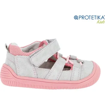 Dívčí sandály Protetika - barefoot polootevřené boty KENDY grey - TOP AKCE! Veľkosť: 32