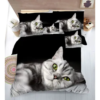 Povlečení SADA POVLEČENÍ S 3D EFEKTEM KOŤÁTKO I. 140 x 200 cm