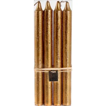 Rustikální svíčka 24cm PROVENCE 4ks měděná