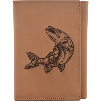 Obal na doklad Mercucio Pouzdro na doklady natural vzor 52 štika