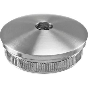 Zábradlí Koncové víčko, Easy Hit, M10 závit Koncové víčko, Easy Hit, M10 závit, trubka O42,4 x 2 mm, nerez. ocel 304, kartáčovaná