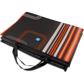 Zahradní lehátko PROFIZOO Skládací Plážové Molitanové Lehátko 172cm červeno-černá (bav)