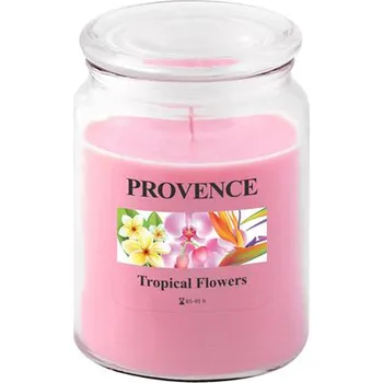Svíčka Vonná svíčka ve skle PROVENCE 95 hodin tropické květy