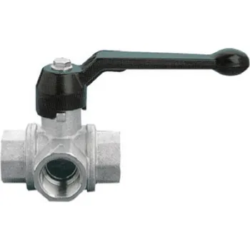 Vodovodní kohout Besta Kohout trojcestný, kulový 3/4" vrtání "L" 3VLDN20